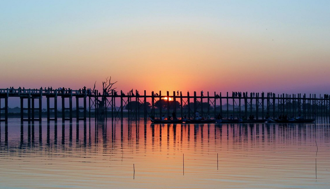 U Bein Bridge in myanmar